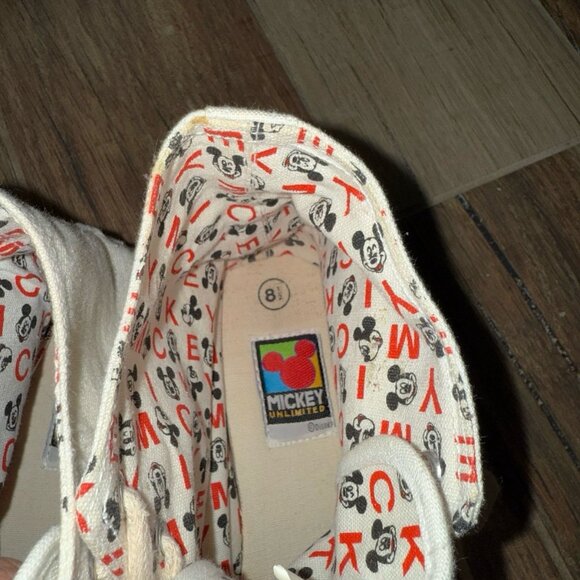 Vintage Disney Mickey Unlimited Hi Top Tennis Shoes - Picture 8 of 8